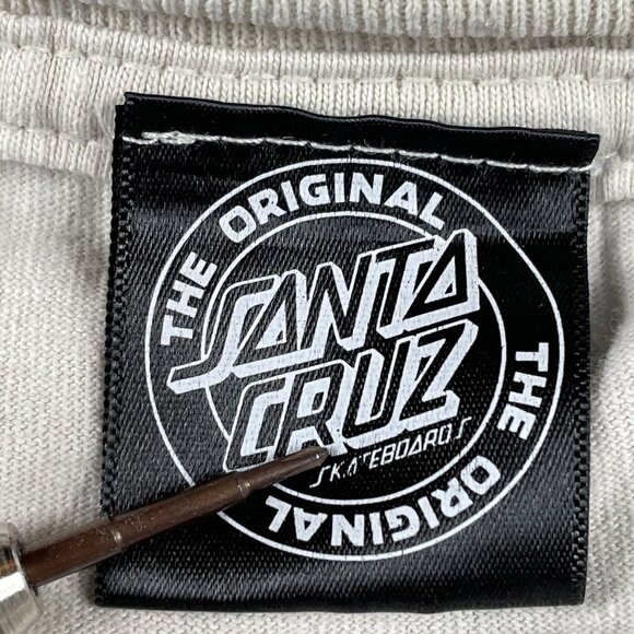 Santa Cruz T-Shirt Mens XXL Arch Checkered Screaming Hand Tee - Picture 3 of 6